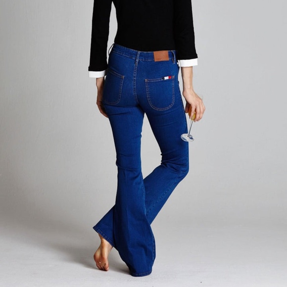 L’ecole Des Femmes Jane Birkin Flare Low Rise Jeans - Picture 3 of 12